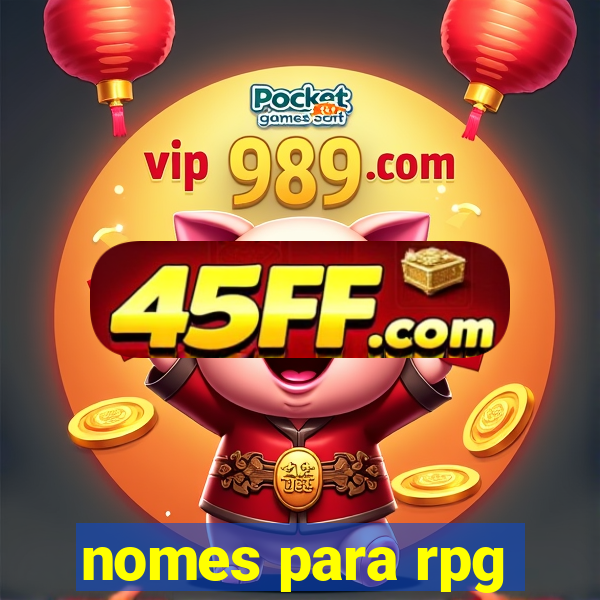 nomes para rpg